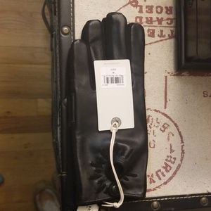 Lucky Brand Leather Gloves Size M